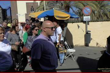 Tara procesiona a La Candelaria por sus calles (Foto TF)